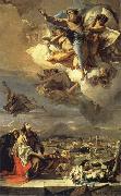 Giambattista Tiepolo Hl. Thekla erlost Este of the plague Germany oil painting artist